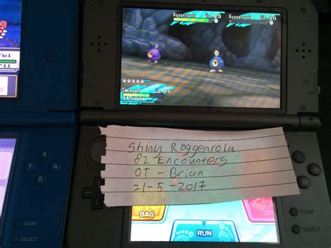 [7] Got this shiny Roggenrola after only 82 encounters, was prepared for a long hunt. : r ...