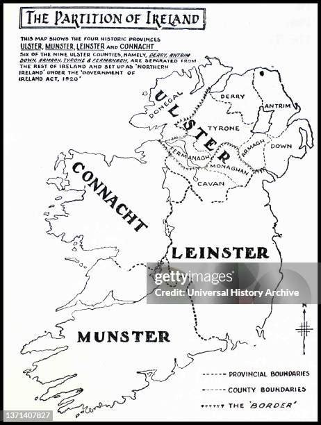 Ireland Partition Map Photos and Premium High Res Pictures - Getty Images