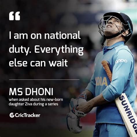 MS Dhoni Quotes | Famous MS Dhoni Quotes - CricTracker