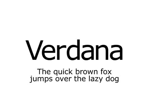 Verdana • FX-PM Blog | Fun Font Facts