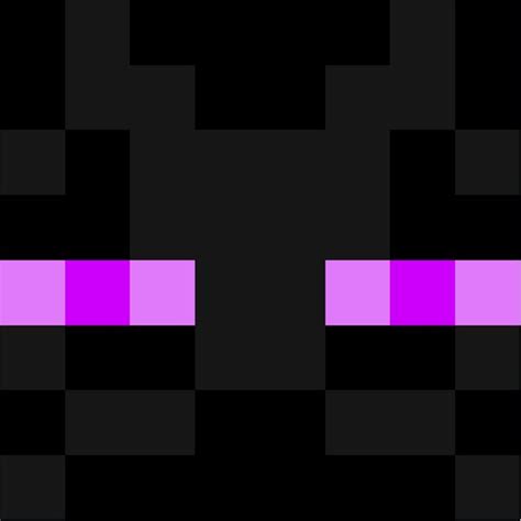 Enderman face | Minecraft Faces | Minecraft face, Creeper minecraft, Minecraft mobs