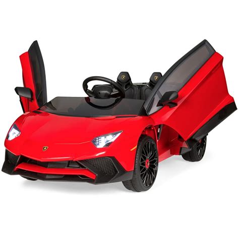 Best Choice Products Kids 12V Ride On Lamborghini Aventador SV Sports Car Toy w/ Parent Control ...