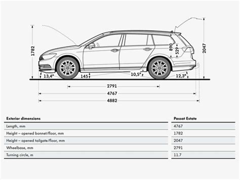 vw passat interior dimensions | Brokeasshome.com