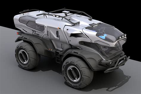 ArtStation - 3d concept sci fi vehicle, Oleg_ Ovigon | Concept cars, Sci fi vehicle, Concept ...