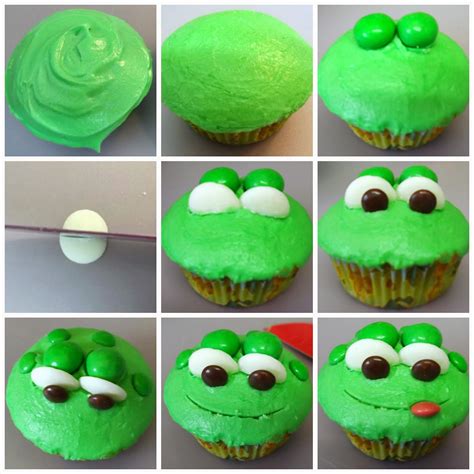 And that's it! Congratulations, you've made the cutest little frog cupcakes around!