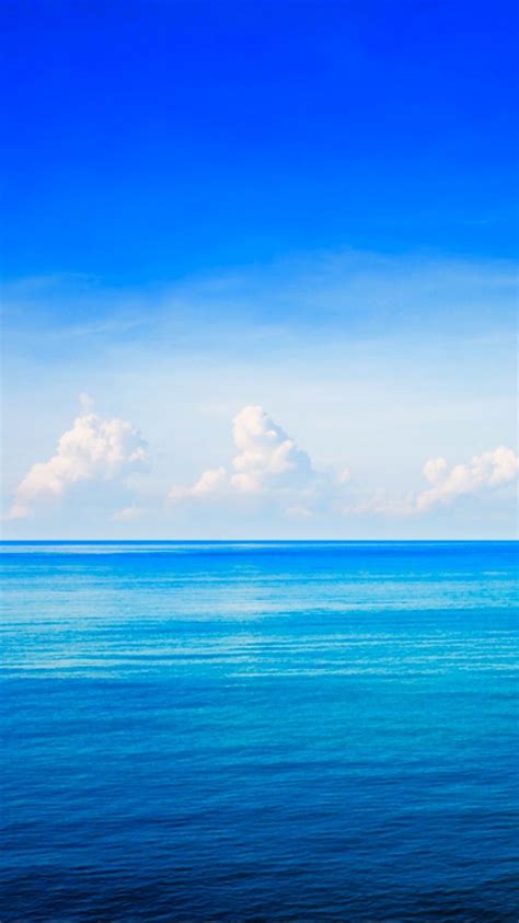 Blue sky and ocean #bluesea in 2024 | Beautiful nature pictures, Cool ...