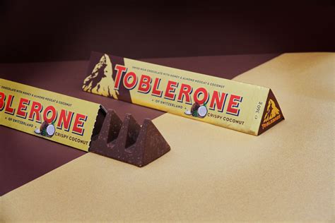 Toblerone sabor a coco de 100g y 360g · Conrad Rius Design