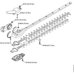 Stihl Hl 135 Hedge Trimmer Attachment Parts | Reviewmotors.co