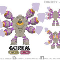 GOREM Rock/Psychic The rock gorilla Pokémon. Gorem is the Stonzee's evolution. #Pokémon #Fakemon ...