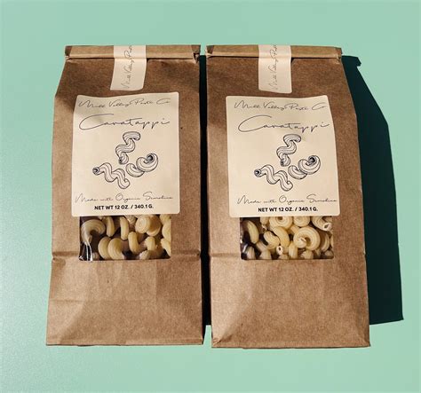 cavatappi pasta - air dried, bronze cut pasta, vegan pasta — Mill Valley Pasta Co.