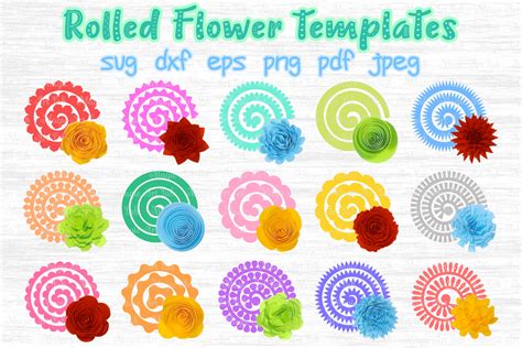 Rolled Flower Svg Cut File | Free SVG Cut Files. Create your DIY projects using your Cricut ...