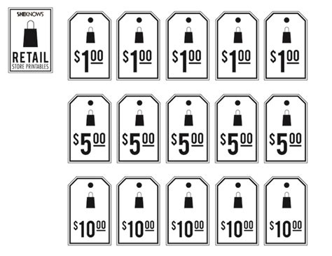 Price Tag Template Printable - Professionally Designed Templates