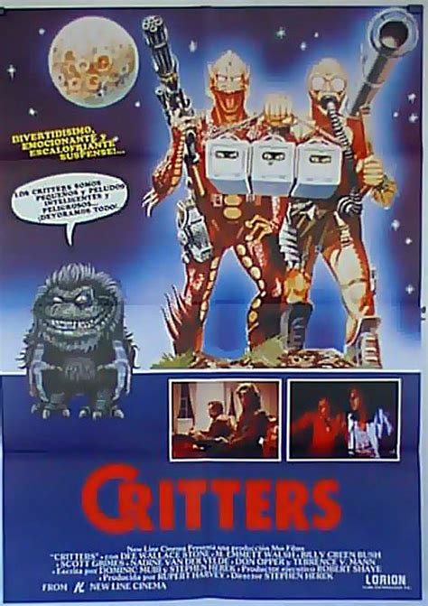 "CRITTERS" MOVIE POSTER - "CRITTERS" MOVIE POSTER