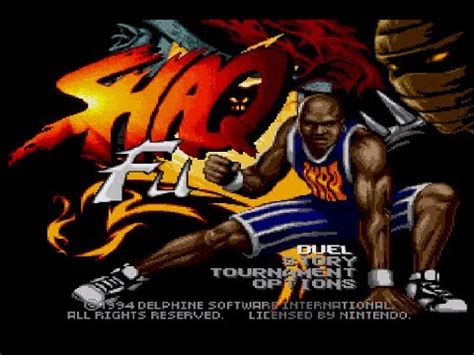 Shaq Fu - 1994 - Super Nintendo - Gameplay - YouTube