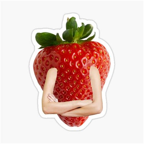 " Strawberry aesthetic " Sticker for Sale by CastiloART | Redbubble