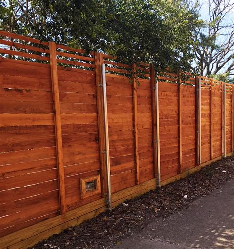 Horizontal Wood Fences | A Better Fence Company | Horizontal Fences