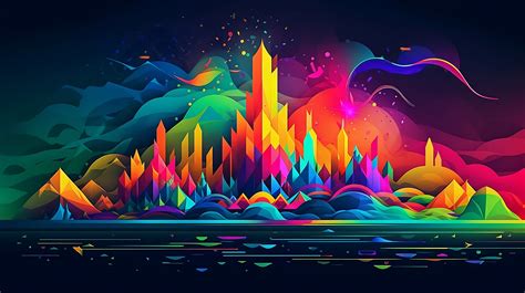 Set of 30 Ai-generated Abstract Art Wallpapers, Vibrant Colors, High Resolution 5824p, 16:9 ...