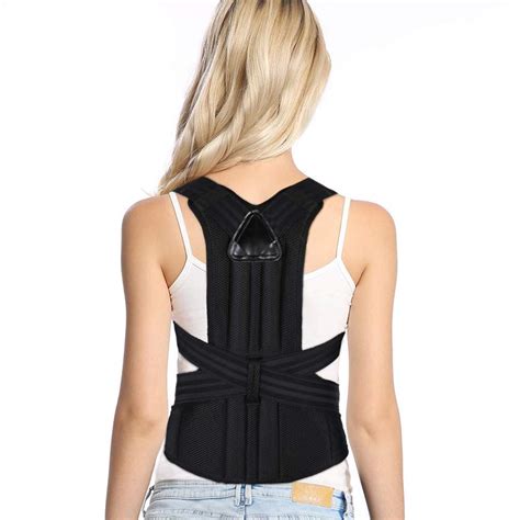 Buy Back Brace Posture Corrector Pain for Lumbar & Back Support Shoulder and Clavicle Lower ...