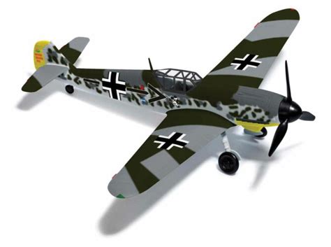 Busch - Messerschmitt Bf 109 F2 - Assembled - German Air Force WWII Adolf Galland (gray ...