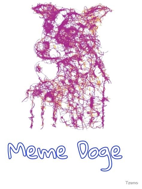 "Doge meme's art, drawing art, " Poster for Sale by Tzemo | Redbubble