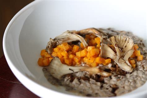 Sunflower Seed Risotto with Butternut Squash & Hen of the Woods Mushrooms | Edible Rhody