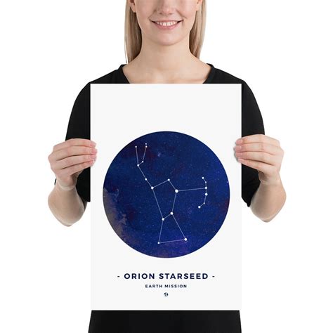 Orion Starseed Starseed Poster Earth Mission Wall Art - Etsy