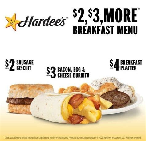 Hardee’s Breakfast Hours in 2024 - Open Hours