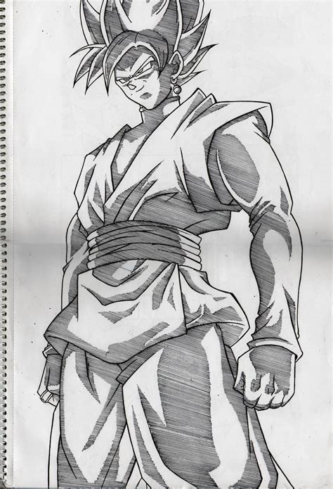 Dbz Goku Sketch at PaintingValley.com | Explore collection of Dbz Goku Sketch