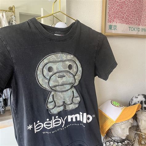 BABY MILO BAPE T-SHIRT - Depop