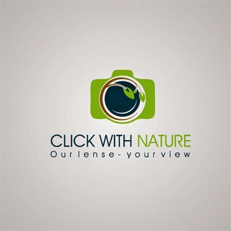 Creative Design: click with nature (Nature Photography logo ) | Photography logos, Nature ...