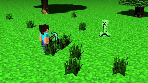 Minecraft - Creeper VS Steve (Cinema 4D Animation) [Full HD] - YouTube