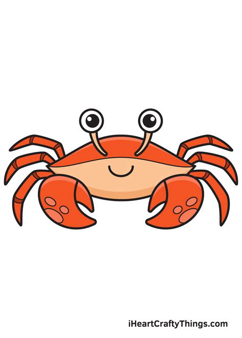 Crab Drawing — How To Draw A Crab Step By Step