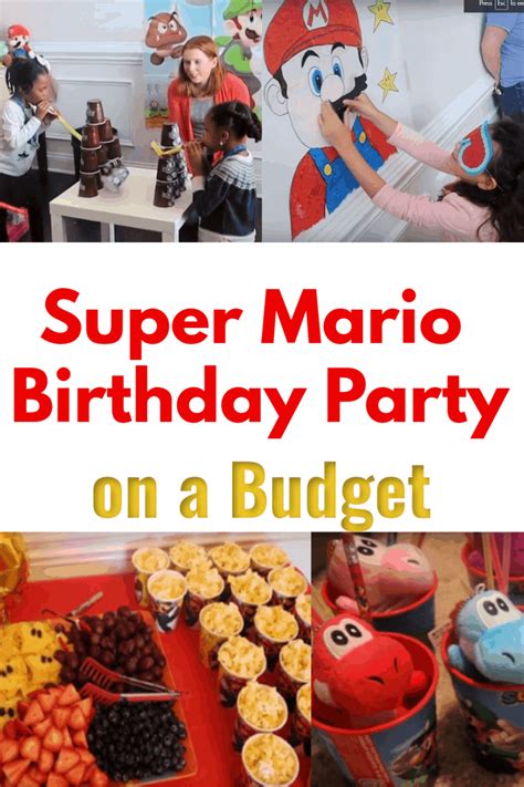 Super Mario Birthday Party on a Budget: Games, Decorations, Food, etc.