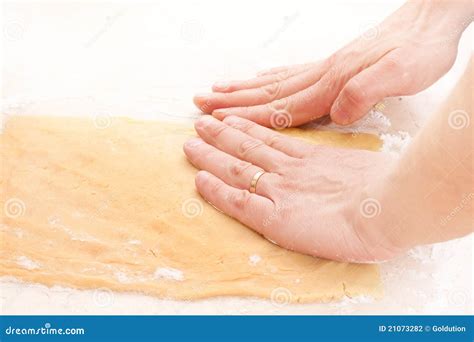 Kneading dough stock photo. Image of creation, culinary - 21073282