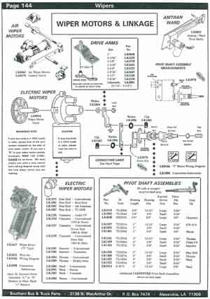 Wiper Parts For Thomas School Buses