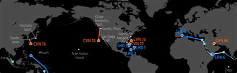 Us Aircraft Carrier Locations Map