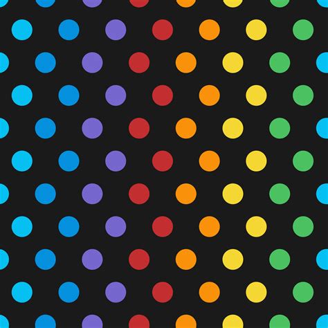 Seamless colorful polka dot pattern vector - Download Free Vectors, Clipart Graphics & Vector Art