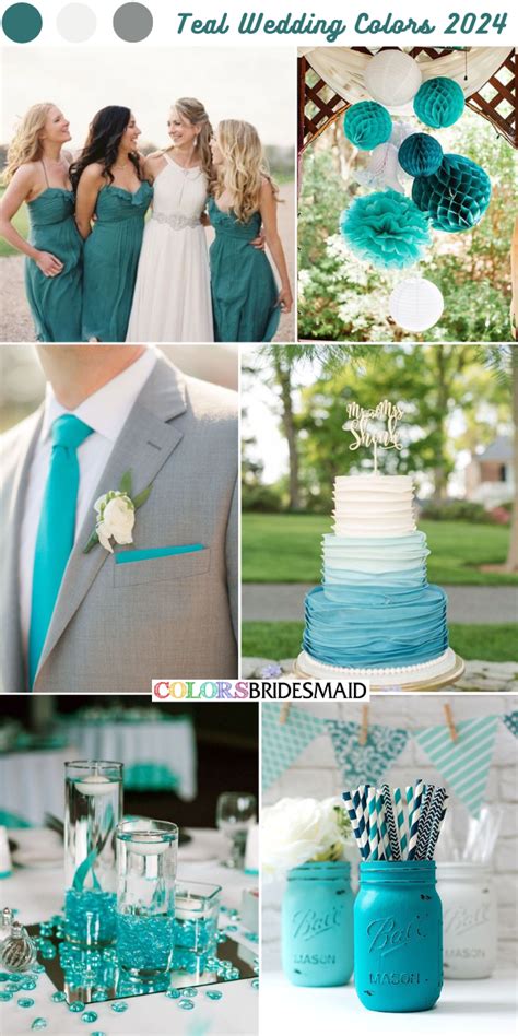 8 Popular Teal Wedding Color Combos for 2024 - ColorsBridesmaid