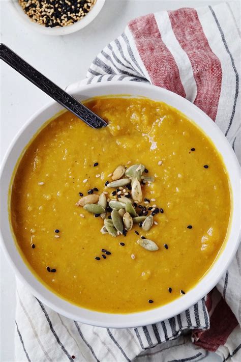 Curried Squash + Lentil Soup | Mackenzie's Table