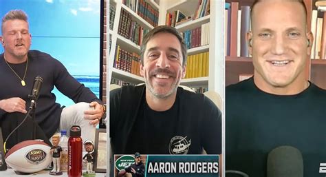 Aaron Rodgers Is Already Back on 'The Pat McAfee Show'