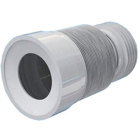 230-500mm Toilet WC Flexible Toilet Waste Pipe Connector Extension Harmonica Water Outlet