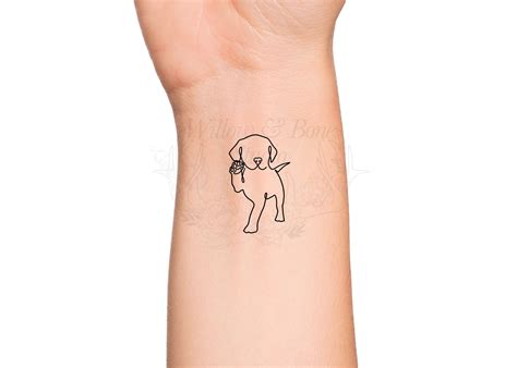 Discover 51+ minimalist dog memorial tattoo latest - in.cdgdbentre