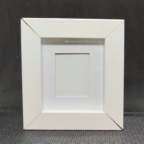 Freestanding White Wooden Photo Frame Box, Furniture & Home Living, Home Decor, Frames ...