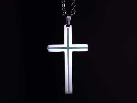 Christian Necklace Cross Necklace Stainless Steel Necklace - Etsy