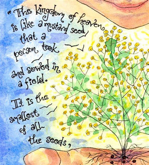 Mustard Seed Parable Scripture Art Print Catechesis of the Good Shepherd Personalized Gift for ...