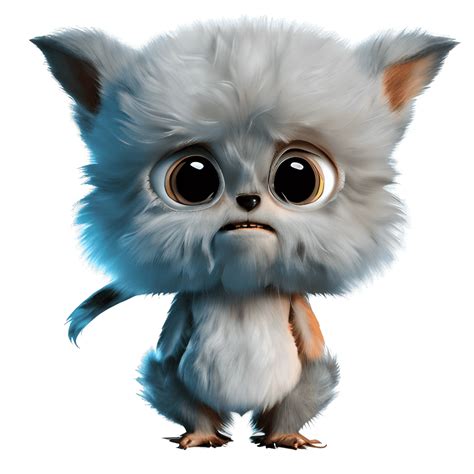 Fluffy Cute Gizmo from Gremlins · Creative Fabrica