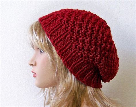 Slouchy Beanie Knit Pattern | A Knitting Blog