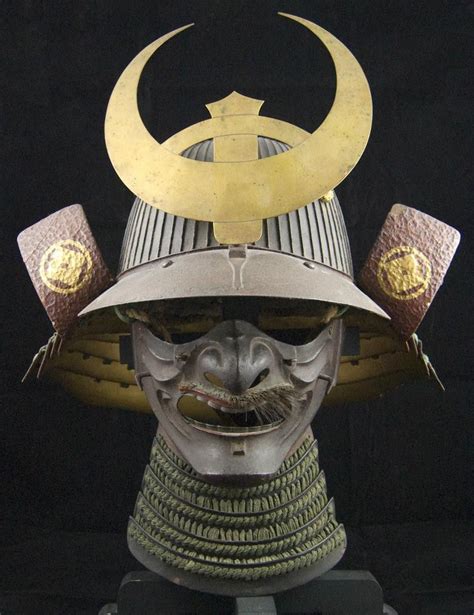 Greetings- For sale is an antique Japanese Kabuto helmet from the Edo period. Included is the ...