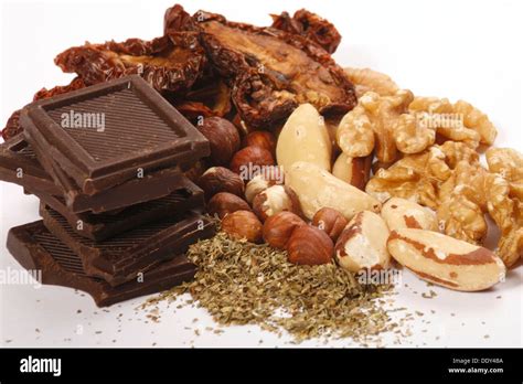 Foods Rich in Copper Stock Photo - Alamy