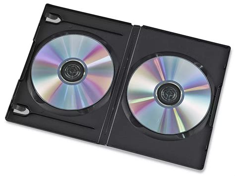 Double DVD Cases - Black S-8071 - Uline